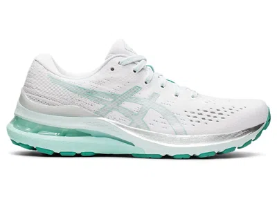 Pre-owned Asics Gelkayano 28 (women's) Sneakers In White/oasis Green