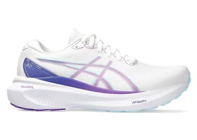Pre-owned Asics Gelkayano 30 (women's) Sneakers In White/cyber Grape