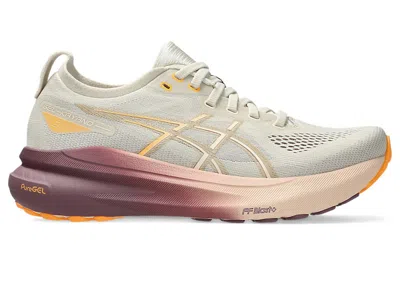 Pre-owned Asics Gelkayano 31 (women's) Sneakers In Oatmeal/pearl Pink