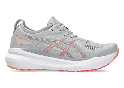 Pre-owned Asics Gelkayano 31 (women's) Sneakers In Piedmont Grey/papaya