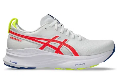 Pre-owned Asics Gelkayano 32  Track Club (women's) Sneakers In White/flash Coral In Multi