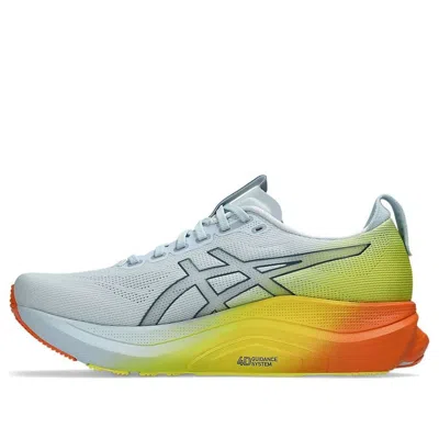 Asics Gel-kayano 32 Sneakers Gray Yellow Ss26 In Blue