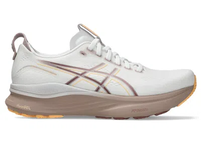 Pre-owned Asics Gelkayano 32 (women's) Sneakers In White/orange Glow In Multi
