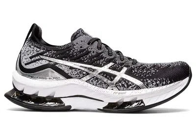 Pre-owned Asics Gelkinsei Blast Platinum Black (women's) Sneakers In Carrier Grey/pure Silver