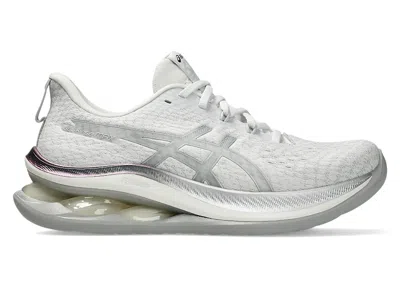Pre-owned Asics Gelkinsei Max Platinum (women's) Sneakers In Real White/pure Silver