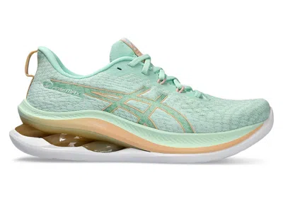 Pre-owned Asics Gelkinsei Max (women's) Sneakers In Mint Tint/apricot Crush In Multi