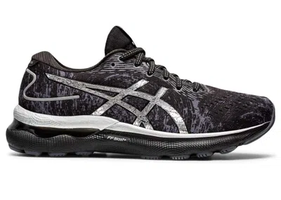 Pre-owned Asics Gelnimbus 24 Platinum Black (women's) Sneakers In Carrier Grey/pure Silver