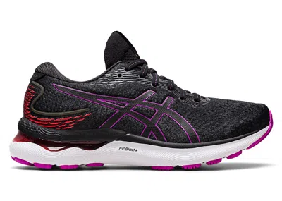 Pre-owned Asics Gelnimbus 24 (women's) Sneakers In Black/orchid