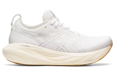 Pre-owned Asics Gelnimbus 25 Gum (women's) Sneakers In White