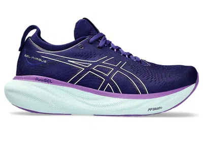 Pre-owned Asics Gelnimbus 25 (women's) Sneakers In Dive Blue/soothing Sea