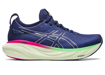 Pre-owned Asics Gelnimbus 25 (women's) Sneakers In Indigo Blue/pure Silver In Multi