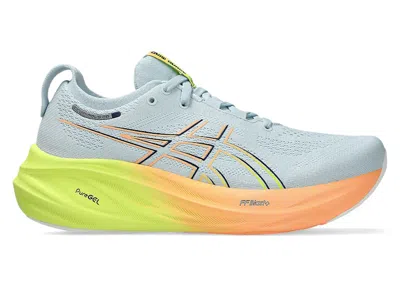 Pre-owned Asics Gelnimbus 26 Paris (women's) Sneakers In Cool Grey/safety Yellow