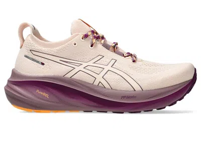 Pre-owned Asics Gelnimbus 26 Tr (women's) Sneakers In Nature Bathing/pearl Pink