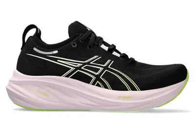 Pre-owned Asics Gelnimbus 26 (women's) Sneakers In Black/neon Lime