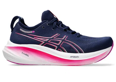 Pre-owned Asics Gelnimbus 26 (women's) Sneakers In Blue Expanse/bold Magenta In Multi