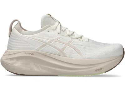 Pre-owned Asics Gelnimbus 27 (women's) Sneakers In Cream/mineral Beige
