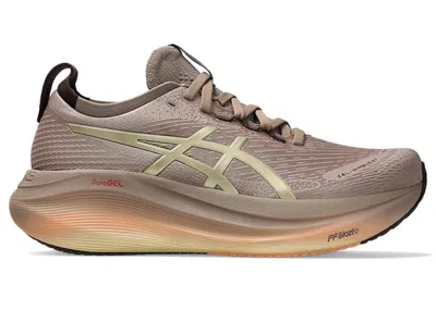 Pre-owned Asics Gelnimbus 27 (women's) Sneakers In Luxe/taupe Grey