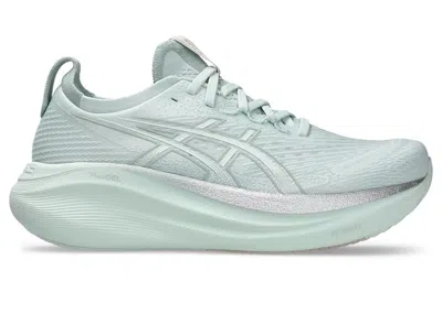 Pre-owned Asics Gelnimbus 27 (women's) Sneakers In Pure Aqua/white