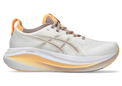 Pre-owned Asics Gelnimbus 27 (women's) Sneakers In White/fawn In Multi