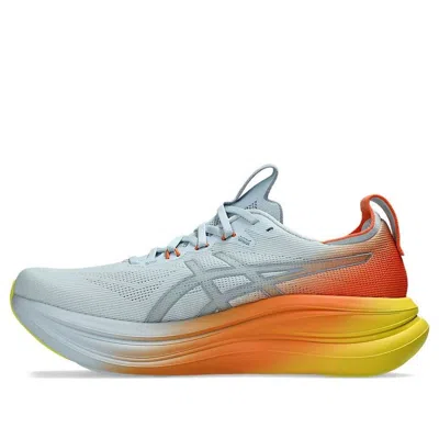 Asics Gel-nimbus 28 Shoes Gray Orange Ss26 In White