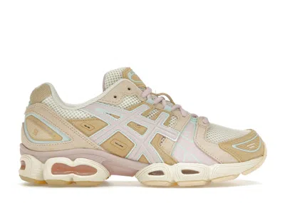 Pre-owned Asics Gelnimbus 9 (women's) Sneakers In Cream/barely Rose In Multi