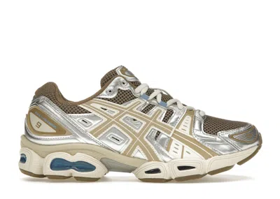 Pre-owned Asics Gelnimbus 9 (women's) Sneakers In Pepper/wood Crepe