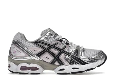 Pre-owned Asics Gelnimbus 9 (women's) Sneakers In White/black/light Pink
