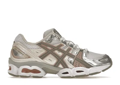 Pre-owned Asics Gelnimbus 9 (women's) Sneakers In White/oatmeal In Multi