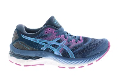 Pre-owned Asics Gelnimbus (women's) Sneakers In Grand Shark/digital Aqua