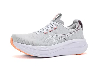 Asics Gel-nimbus(r) 28 Women's Running Shoes Cloud Grey/dusty Mauve: 6 B - Medium In Gray