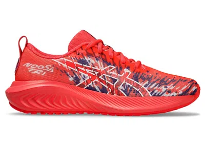 Pre-owned Asics Gelnoosa Tri 16 Sneakers In Flash Red/white In Multi