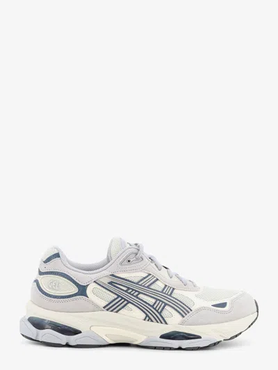 Asics Gel-nyc 2.0 Mesh And Suede Sneakers In White