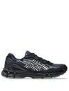 Asics Gel-nyc Mesh And Suede Sneakers In Black