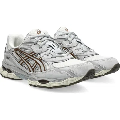 Asics Cream And Cement Grey Gel-nyc Sneakers In Multi