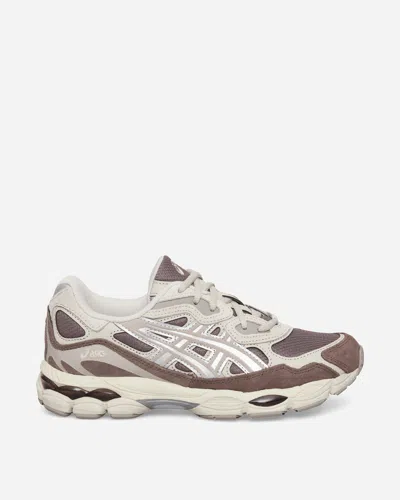 Asics Gel-nyc Sneakers Cocoa Powder / Pure Silver In Animal Print