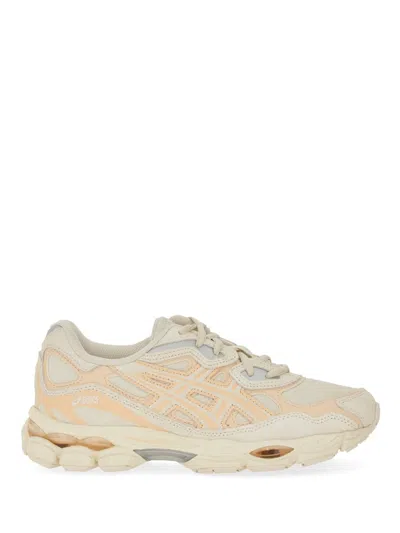 Asics Gel-nyc Unisex Leather Sneakers In Beige
