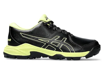 Pre-owned Asics Gelpeake 2 Sneakers In Black/glow Yellow In Multi