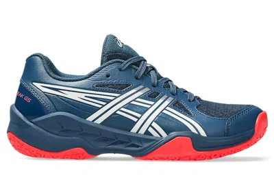 Pre-owned Asics Gelpowerbreak Sneakers In Mako Blue/white In Multi