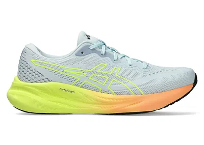 Pre-owned Asics Gelpulse 15 (women's) Sneakers In Cool Grey/safety Yellow