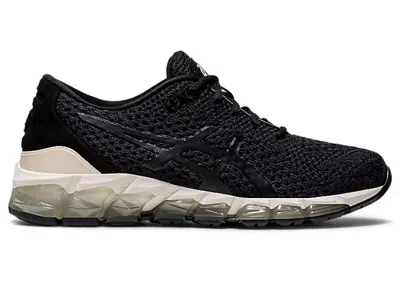 Pre-owned Asics Gelquantum 360 5 Knit (women's) Sneakers In Black/cozy Pink