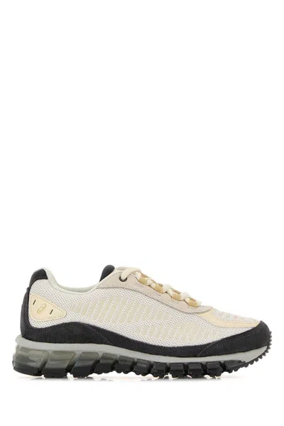 Asics Gel-quantum 360 I Amp Mesh And Suede Sneakers In Neutral