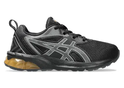 Pre-owned Asics Gelquantum 90 Iv Sneakers In Black/fellow Yellow In Multi