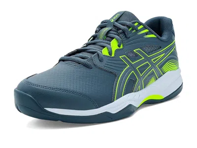 Asics Gel-renma 2 Men's Tennis Shoes Raw Indigo/safety Yellow: 8 D - Medium In Blue