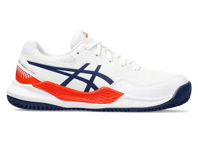 Pre-owned Asics Gelresolution 9 Clay Sneakers In White/blue Expanse