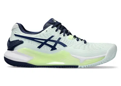 Pre-owned Asics Gelresolution 9 Clay (women's) Sneakers In Pale Mint/blue Expanse In Multi