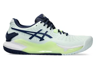 Pre-owned Asics Gelresolution 9 (women's) Sneakers In Pale Mint/blue Expanse