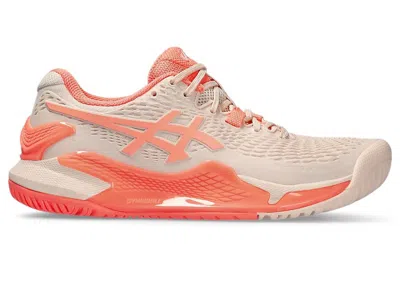 Pre-owned Asics Gelresolution 9 (women's) Sneakers In Pearl Pink/sun Coral In Multi