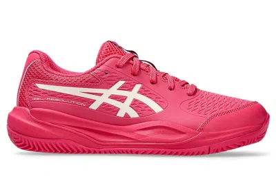 Pre-owned Asics Gelresolution X Clay Sneakers In Bright Rose/cream In Multi