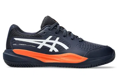 Pre-owned Asics Gelresolution X Clay Sneakers In Midnight/white