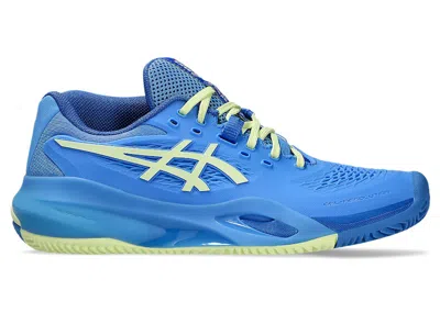 Pre-owned Asics Gelresolution X Clay (women's) Sneakers In Blue Coast/huddle Yellow